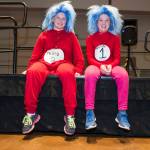 Anna Dale and her friend dress up for the Only Fools Run at Midnight Fun Run in June 2016. The 5K and 1 mile is a fundraiser for KTOO, KXLL, KRNN radio. (Michael Penn | Juneau Empire File)