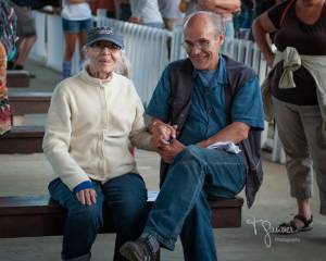 Tony Tengs listens to music at this years Southeast Alaska State Fair with his mother. (Courtesy photo)