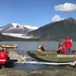 Tourist cold but unharmed after tumble into Mendenhall Lake
