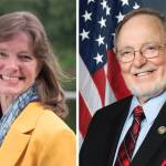 Alyse Galvin, indpendent candidate for U.S. House of Representatives, and Don Young, Republican incumbent candidate for U.S. House, are seen in a composite image using photographs submitted by their campaigns. (Composite image)