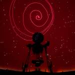 Marie Drake Planetarium volunteer Clark Branch uses a laser pointer to circle the North Star during a monthly talk on the night sky on Tuesday, Jan. 31, 2017. (Michael Penn | Juneau Empire File)