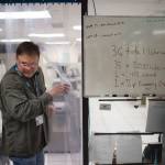 Eric Essary, data processing production manager for the states information technology department, leads the way into the states secure printing facility as Permanent Fund Dividend checks were being printed on Tuesday, Sept. 25, 2018. (Michael Penn | Juneau Empire)