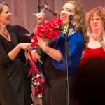Last years Whos Your Diva winner Robin Thomas smiles in the aftermath of her win. This years contest starts 7 p.m. Saturday at Centennial Hall and includes seven contestants. (Courtesy photo | Ron Gile for Whos Your Diva)