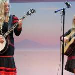 Abigail and Laura Zahasky are among the musicians scheduled to perform in the Joy of Strings event Wednesday. The sisters are members of the Alaska String Band. (Ben Hohenstatt | Capital City Weekly)