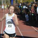 Anna Iverson finishes the race in 12th place. (Michael Dinneen | For the Juneau Empire)