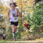 Arne Ellefson-Carnes on the course. (Michael Dinneen | For the Juneau Empire)