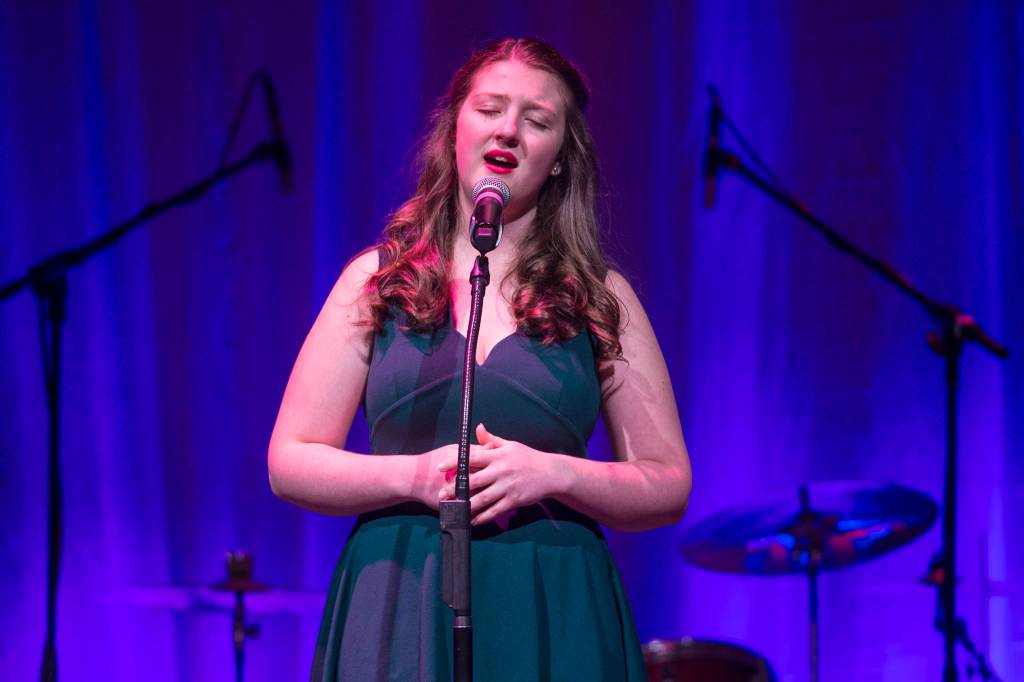 Briannah Letter performs at Juneau Lyric Operas production of Whos Your Diva? at Centennial Hall on Saturday, Sept. 29, 2018. (Michael Penn | Juneau Empire)