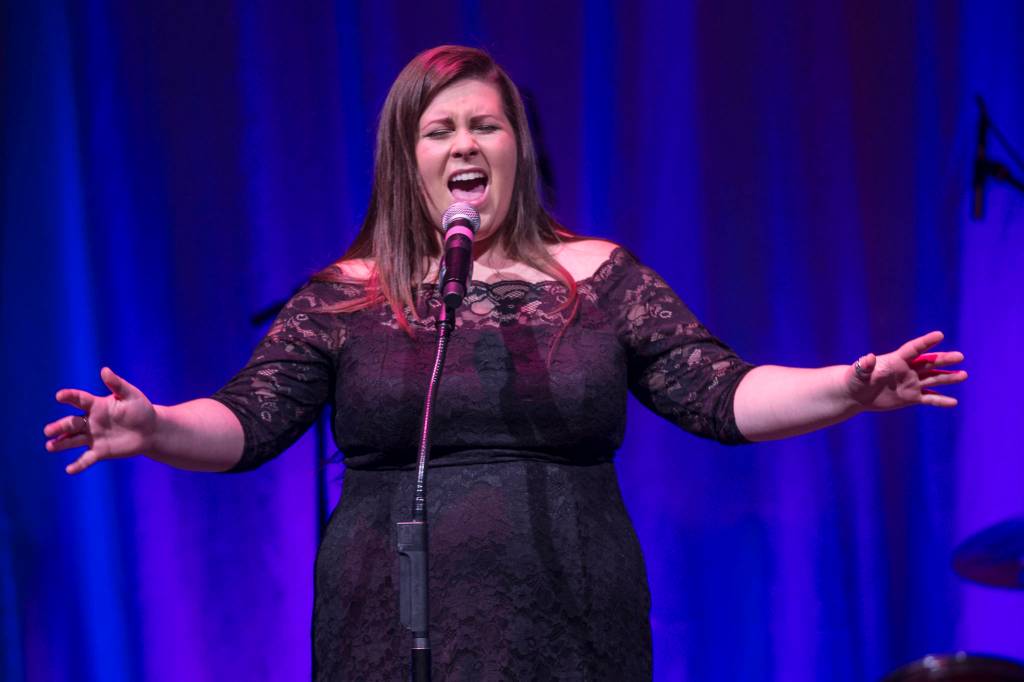 Alyssa Fischer performs at Juneau Lyric Operas production of Whos Your Diva? at Centennial Hall on Saturday, Sept. 29, 2018. (Michael Penn | Juneau Empire)