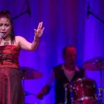 Myra Kalbaugh performs at Juneau Lyric Operas production of Whos Your Diva? at Centennial Hall on Saturday, Sept. 29, 2018. (Michael Penn | Juneau Empire)