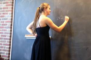 Abigail Taylor-Roth at Colby College in fall of 2016. (Courtesy Photo | Brenda Taylor)