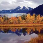 Brilliant fall foliage reflected in a pond near the glacier. (Courtesy Photo | Bob Armstrong)