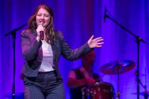 Briannah Letter performs at Juneau Lyric Operas production of Whos Your Diva? at Centennial Hall on Saturday, Sept. 29, 2018. (Michael Penn | Juneau Empire)