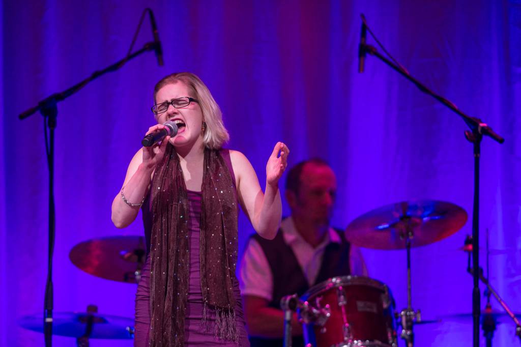 Lydia Rail performs at Juneau Lyric Operas production of Whos Your Diva? at Centennial Hall on Saturday, Sept. 29, 2018. (Michael Penn | Juneau Empire)