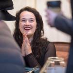 Pop-up poet proves popular