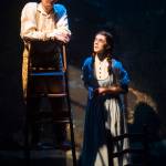 Ty Yamaoka, left, as George and Erika Bergren as Rebecca perform during Our Town at Perseverance Theatre on Thursday, Oct. 4, 2018. (Michael Penn | Juneau Empire)