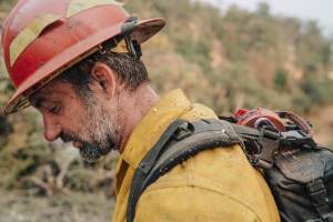 Crew boss Tim Brewer, one of the wildland firefighters profiled in Wildland. The documentary, which airs Oct. 29 on PBS, tells the stories of Type 2 firefighters, who do the exhausting work of preventing and fighting forest fires. (Courtesy photo Kahlil Hudson)