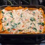 A sweet potato and salmon quiche ready for the oven on Thursday, Oct. 4, 2018. (Michael Penn | Juneau Empire)