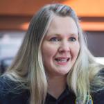 Leah Van Kirk, Southeast Alaska Pretrial Enforcement Supervisor, speaks from the new Pretrial office on Sherwood Lane on Wednesday, March 21, 2018. (Michael Penn | Juneau Empire File)