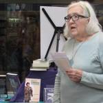 Mary Lou Spartz delivers the keynote address at a reading presented Alaska Women Speak. In total, seven local writers read their work during the event. (Ben Hohenstatt | Capital City Weekly)
