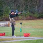 Juneau Trap Teams Ben Coutu competes in the fourth annual Southeast Fall Shoot Tournament on Saturday. (Nolin Ainsworth | Juneau Empire)
