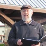 Ed Schoenfeld talks during the Capital City Killers tour that was offered through the Juneau-Douglas City Museum. Schoenfeld covered crime and the courts during a nearly 40-year career in journalism in Juneau. (Ben Hohenstatt | Capital City Weekly)