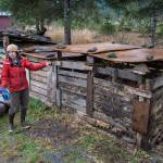 Lisa Daugherty, owner of Juneau Composts!, talks about her year-old business on Wednesday, Oct. 24, 2018. Currently locationed out the road near mile 25, Daugherty is working to lease city land in the Lemon Creek area to expand her business. (Michael Penn | Juneau Empire)