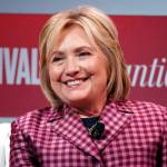 In this Oct. 2, 2018, file photo, former Secretary of State Hillary Clinton talks with Jeffrey Goldberg, editor in chief of The Atlantic, during The Atlantic Festival, in Washington. On Monday via Twitter, Clinton endorsed 17 Democratic governor candidates, including Alaskas Mark Begich (Alex Brandon | The Associated Press)