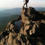 Jeff Sauer stops for a view in Shenandoah National Park in Virginia on the Appalachian Trail in 2010. (Photo courtesy Jeff Sauer)