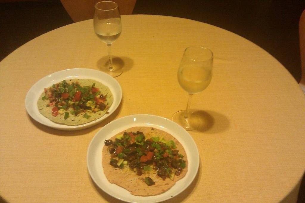 Caribou tacos with onion, garlic, avocado, tomato, zucchini, carrot, cilantro, and green onion. (Courtesy Photo | Vivian Mork)