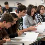Thunder Mountain High School students attend a chemistry class on Tuesday, Aug. 23, 2016. (Michael Penn | Juneau Empire File)