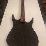 Former Juneauite Tevyn Days, who sings and plays guitar in the metal band Distance Defined, shared this photo of progress on the guitar he is currently making. (Courtesy photo | Trevyn Days)