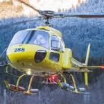 Santa flies in to Juneau on a Coastal Helicopter to greet children at Home Depot on Saturday, Dec. 1, 2018. (Courtesy Photo | Heather Holt)