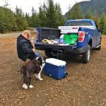 Mickey Prescott and Keet take a picnic break. (Courtesy Photo | Vivian Faith Prescott)