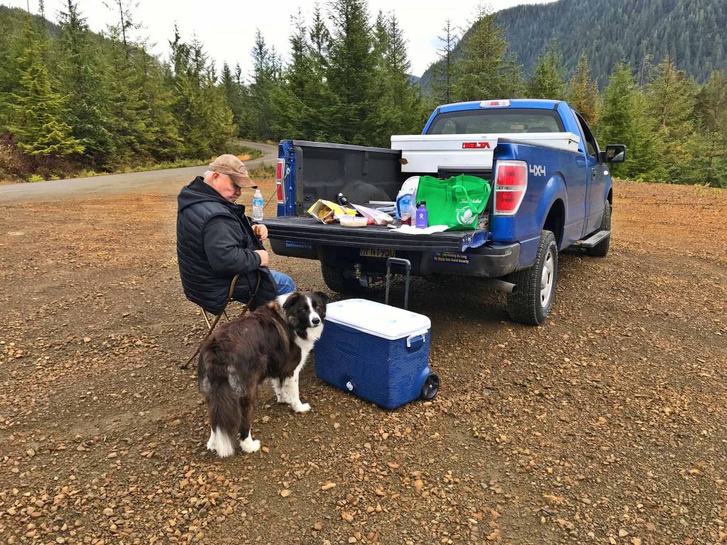 Mickey Prescott and Keet take a picnic break. (Courtesy Photo | Vivian Faith Prescott)