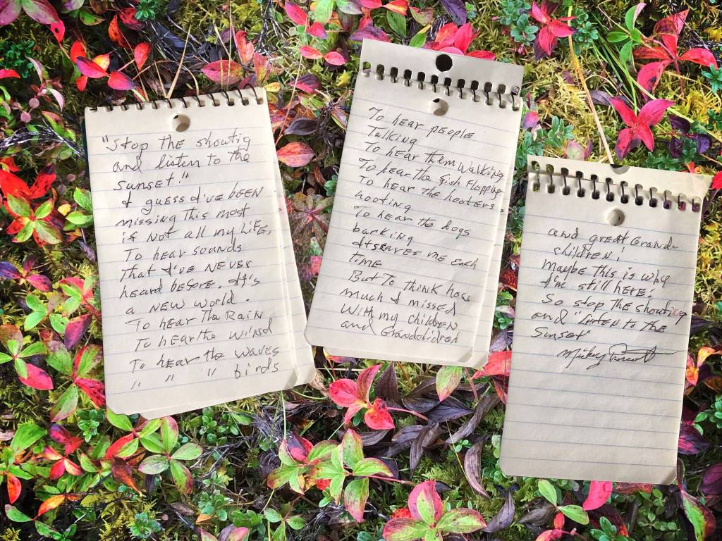 A poem by Mickey Prescott. (Courtesy Photo | Vivian Faith Prescott)