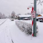Normal, year around candy cane decorations in North Pole. (Gabe Donohoe | For the Juneau Empire)
