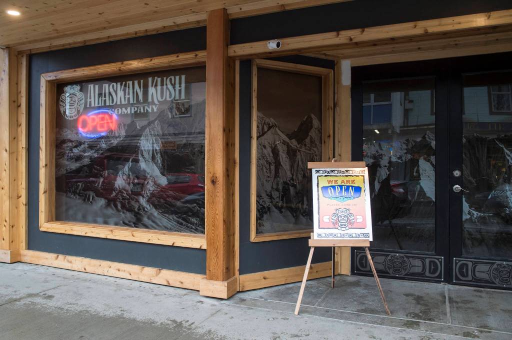 at the Alaskan Kush Company on Franklin Street on Tuesday, Dec. 4, 2018. (Michael Penn | Juneau Empire)