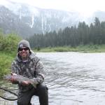 Alaska? Nope, the author on a guided trip on a river in Montana in June 2017. (Jeff Lund | For the Juneau Empire)