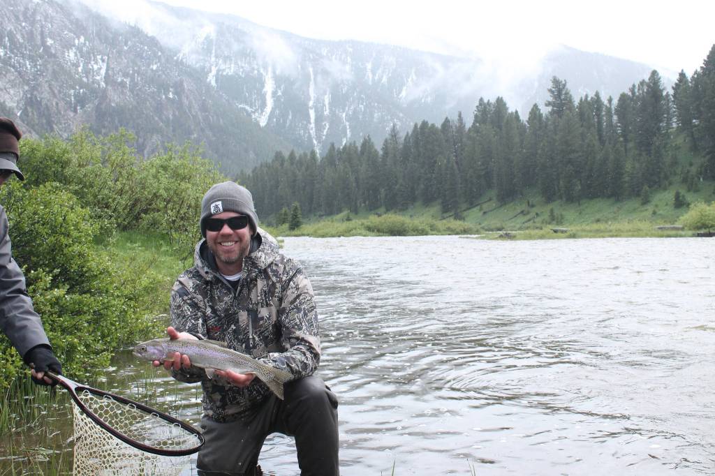 Alaska? Nope, the author on a guided trip on a river in Montana in June 2017. (Jeff Lund | For the Juneau Empire)