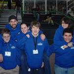 From 2009, left to right: Ross Douglas, Jake Jacoby (coach), Laurel Stark (captain), Tyler Emmerson, Carley Casipit and Seth Bricky-Smith. (Courtesy Photo)