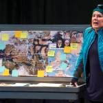 Victoria Bundonis performs in the Perseverance Theatres production of Franklin by Samantha Noble at Perseverance Theatre on Thursday, Nov. 29, 2018. (Michael Penn | Juneau Empire)