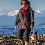 Dec. 2, 2018: Theres nothing better than a sunny day in November. Bonny Millard makes the most of it by taking a walk near Amalga Harbor. She dressed stylish and warm in a jacket from Taku Fisheries, black leggings from Athleta, multi-colored leg warmers, a red scarf and brown suede boots. Her best accessory? Her 13-year-old rescue dog McKenzie, who goes perfectly with everything she wears.