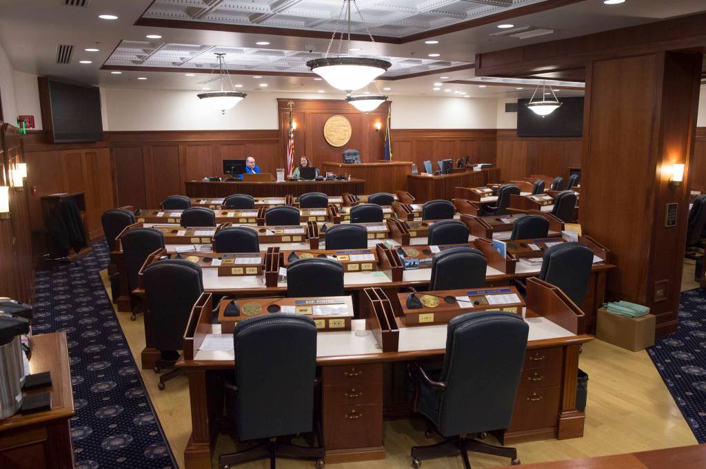 Leadership remains unsolved in the House of Representatives on Friday, Jan. 25, 2019. (Michael Penn | Juneau Empire)