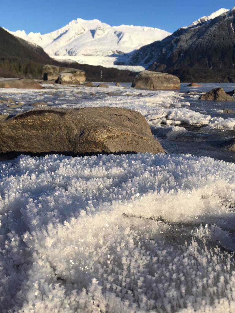 Winter at Mendenhall Lake. (Courtesy Photo | Deborah Rudis)