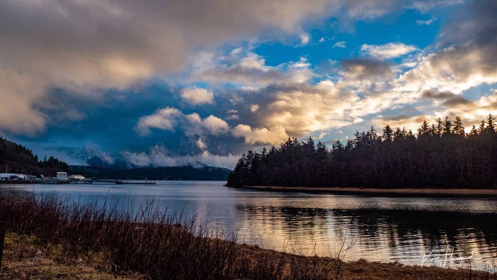 Sunrise in Auke Bay on Jan. 2, 2019. (Courtesy Photo | Kerry Howard)