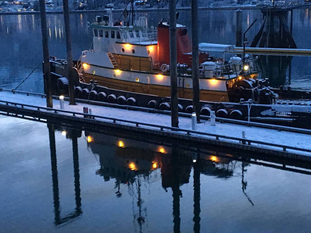 Reflections in the downtown boat harbor . (Courtesy Photo | Denise Carroll)