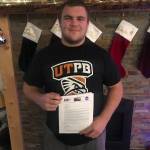 Hunter Hickok signed a national letter of intent to play football at University of Texas Permian Basin on Wednesday, Dec. 19, 2018. (Courtesy Photo | Karn Hickok)