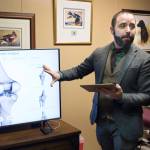 Dr. Charles David Hightower talks about his new business, Enhance Orthopedic Surgery, on Thursday, Jan. 3, 2019. (Michael Penn | Juneau Empire)