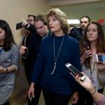 In this Dec. 21, 2018 photo, Sen. Lisa Murkowski, R-Alaska, speaks to reporters at the Capitol in Washington, D.C. (Jose Luis Magana | Associated Press File)