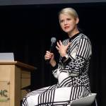 Elizabeth Smart speaks during the keynote address at the first-ever Reclaim Own And Renew Womens Conference, Friday, Jan. 11, 2019. (Ben Hohenstatt | Juneau Empire)